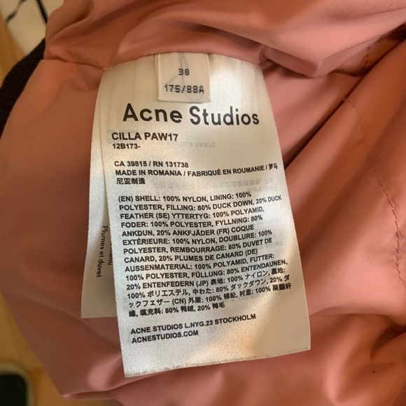ACNE STUDIOS PUFFER - Picture 5 of 5